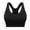 Black, variant on Yoga Bra for Leisure Home Use with Adjustable Support and No Underwire Ideal for All Seasons in Women’s Sportswear