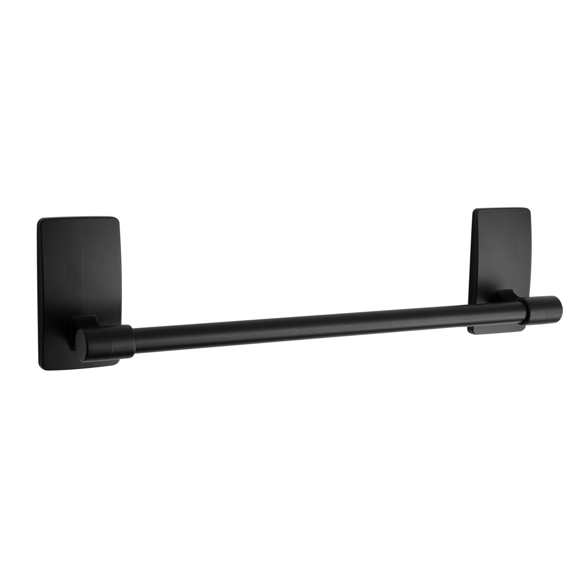 Era Guru Porte-serviettes avec bandes auto-adhésives, noir, 12po.
