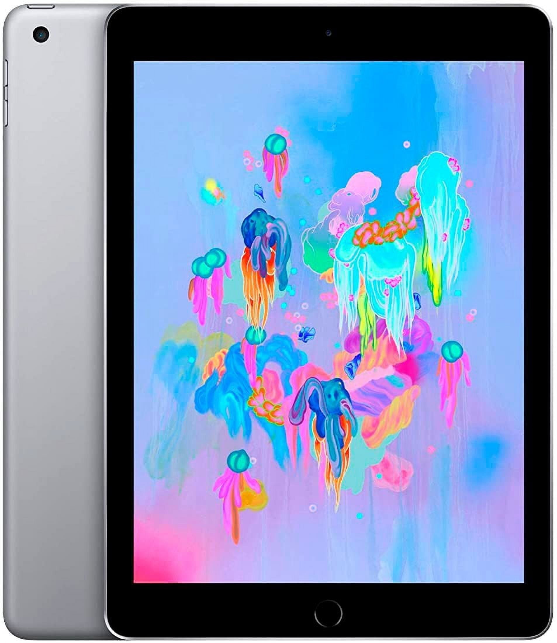 Restored Apple Ipad 6th Gen. - 9.7" Apple A10 Fusion Quad-Core 2GB RAM 32GB Storage - Only Wifi