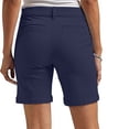 thumbnail image 4 of Shorts pour Femmes Liquidation Grande Taille Shorts en Sergé Extensible pour Femmes Taille Fine à Enfiler Coupe Régulière Shorts de Randonnée Été Décontractés avec Poches en Liquidation, 4 of 9