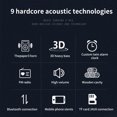 thumbnail image 3 of 2200mAh Big Power Bluetooth Speaker Subwoofer Wireless Portable Heavy Card Big Power Speaker Bass Stereo Speakers Music Player LCD Display FM Radio TF, 3 of 9