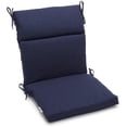 thumbnail image 1 of Coussin de Chaise Carré d'Extérieur Uni en Polyester Filé de 18 Po sur 38 Po, Azul, 1 of 2