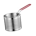 thumbnail image 2 of Tnarru Panier de Friteuse en Acier Inoxydable Panier de Cuisine Multifonction pour Friture avec Poignée pour Frites Spaghetti de Service 14 cm, 2 of 8