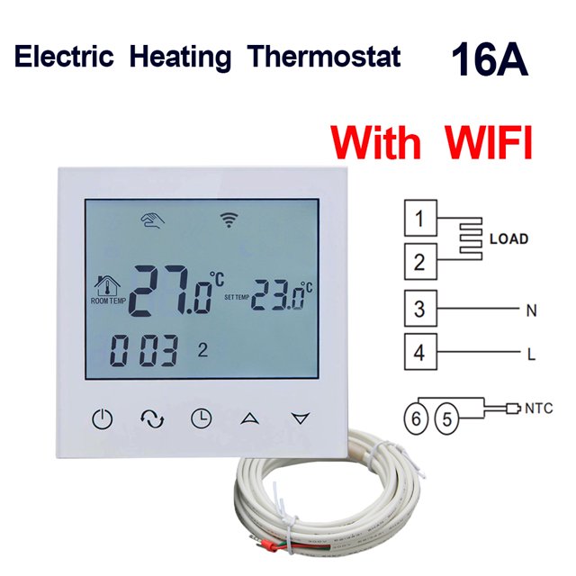 Voice Smart Underfloor Heating Thermostat Room WIFI Mobile Phone APP Temperature Control ,Easily DIY