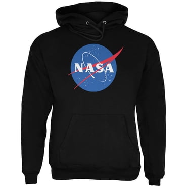 NASA Logo Black Adult Hoodie