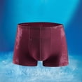 thumbnail image 2 of zbxnLI Men's Boxer Briefs Solid Color Lightweight Breathable Athletic Workout Running Underwear for Mens Boxers, 2 of 3