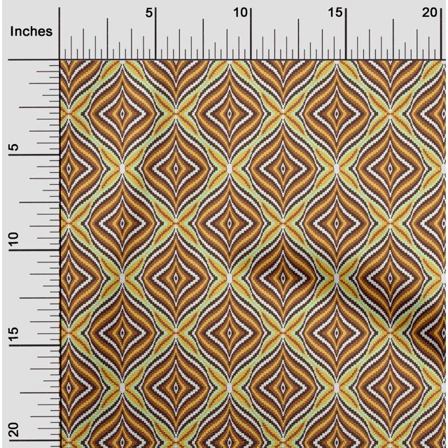 oneOone Tissu Popeline de Coton Imprimé Flamme par Yard 42 Pouces de Large