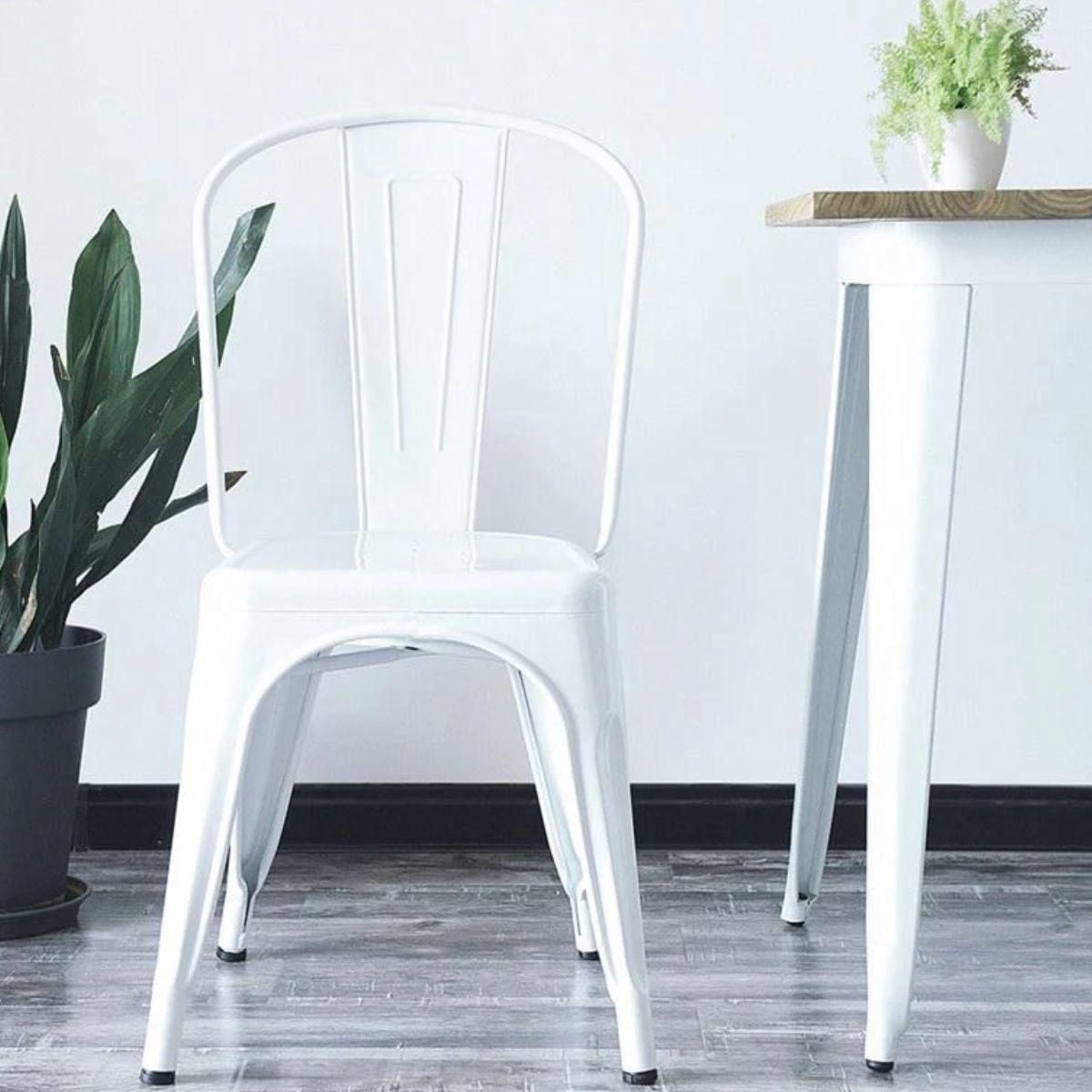 Heavenly Collection Metal Dining Chair SET OF 2