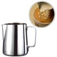 thumbnail image 1 of RXIRUCGD Bien Acier Inoxydable Lait Café Moussage Art Pichet Pichet Tasse Tasse, 1 of 2