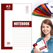 WHEANG Composition Notebook Wide Ruled 1Pack 30\40sheets A5 Size Notebooks For School Notebooks For Work Wide Ruled Notebook