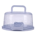 thumbnail image 1 of Clearance Tyidzon Cake Carrier with Lid and Handle Cake Containers Cake Holder for 10 Inch Cake with 2 Handles - Plastic Cover Two Sided Base for Transport Cake Nut Fruit Great Gifts, 1 of 2
