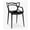 Black, variant on Heavenly Collection Plastic Dining Chair