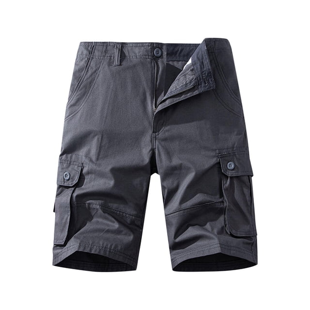 Styesk Mens Shorts Men's Pockets Cargo Pants Casual Button Classic Summer Short With Multi Pockets