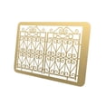 thumbnail image 4 of Langgg Handmade 1:35 Scale 3D Puzzle Model Brass Door Educational Toys Scenery Style D, 4 of 9