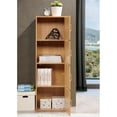 thumbnail image 3 of Hodedah Armoire de Rangement Polyvalente Fermée à 4 Portes pour la Maison Ou le Bureau, Beech, 3 of 5