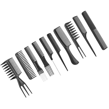 Peigne à Cheveux, Peigne Brosse à Cheveux, Peigne de Coiffure, pour Barbier Hommes Femmes Salon