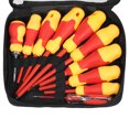 thumbnail image 1 of Yeacher 10pcs 1000V Insulated Screwdriver Set with Magnetic Slotted and Phillips Bits Soft Grips Electricians Electrical Work Tools, 1 of 8