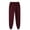 Watermelon Red, variant on yievot Men's Casual Sweatpants Trousers Plus Velvet Thick Solid Color Large Size Running Fitness Sports Pants Workout Track Pants