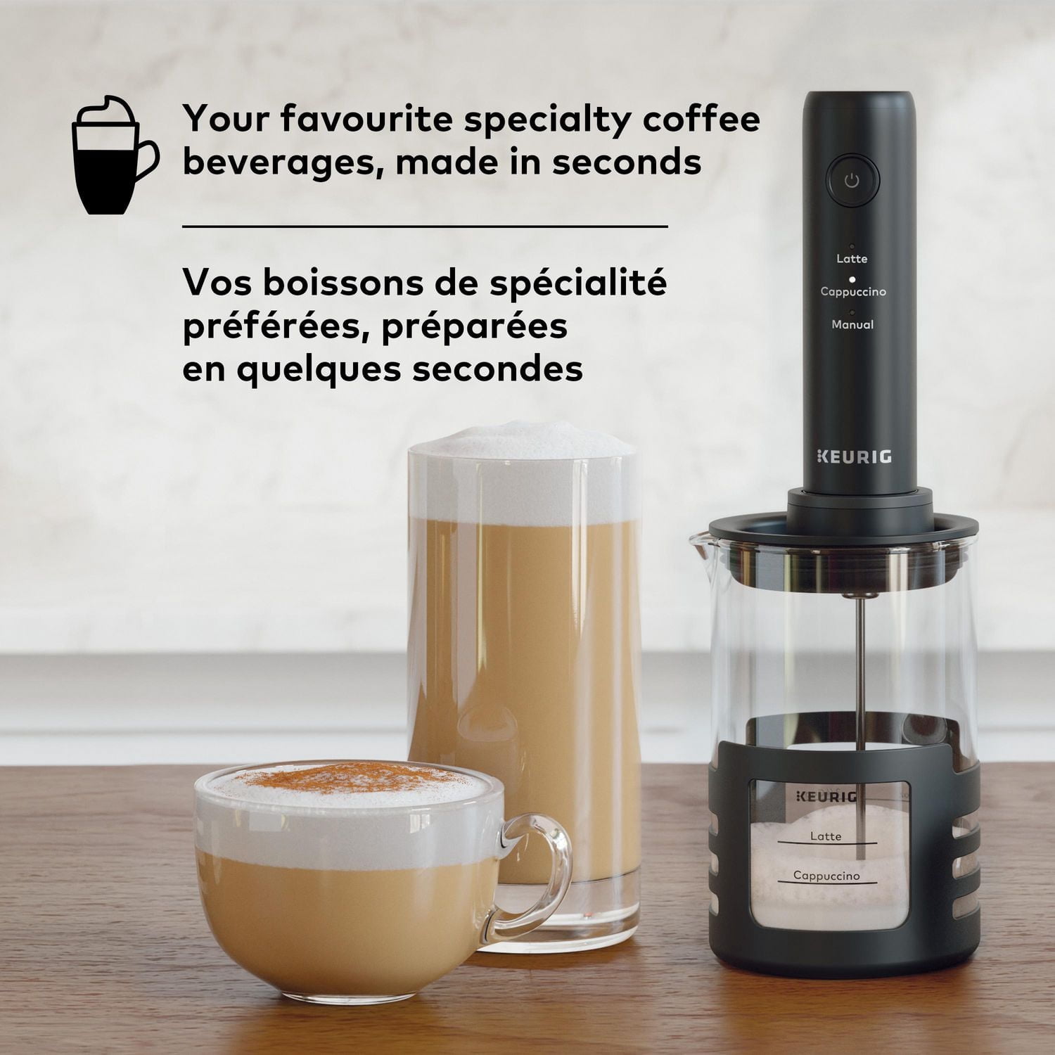 Keurig Milk Frother For Lattes And Cappuccinos