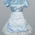 thumbnail image 3 of Apron Sleeve Elegant White Ruffled Waist Apron for Women and Cooking Utility Half Apron for Everyday Kitchen, 3 of 4