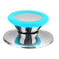 thumbnail image 1 of kurtrusly Stainless Steel Anti-scald Pot Cover Knob Replacement Household Kitchen Pan Lid Handle Upgrade Modified Accessories Blue Small 1Set, 1 of 6