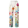 thumbnail image 4 of Women Pants Bell Bottoms Multi Colored Slim Trousers Ladies Work Leggings, 4 of 4