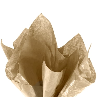 Unique Bargains Gift Wrap Tissue Paper Coffee 20' x 26' for Gift Bags, Wedding, Party, Favor Decor, DIY Crafts 10 Sheets