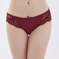 thumbnail image 4 of TIMIFIS Women's lace Underwear Low Waist Briefs Invisible Seamless Bikini lace Half Back Coverage Panties - Spring/Summer, 4 of 5