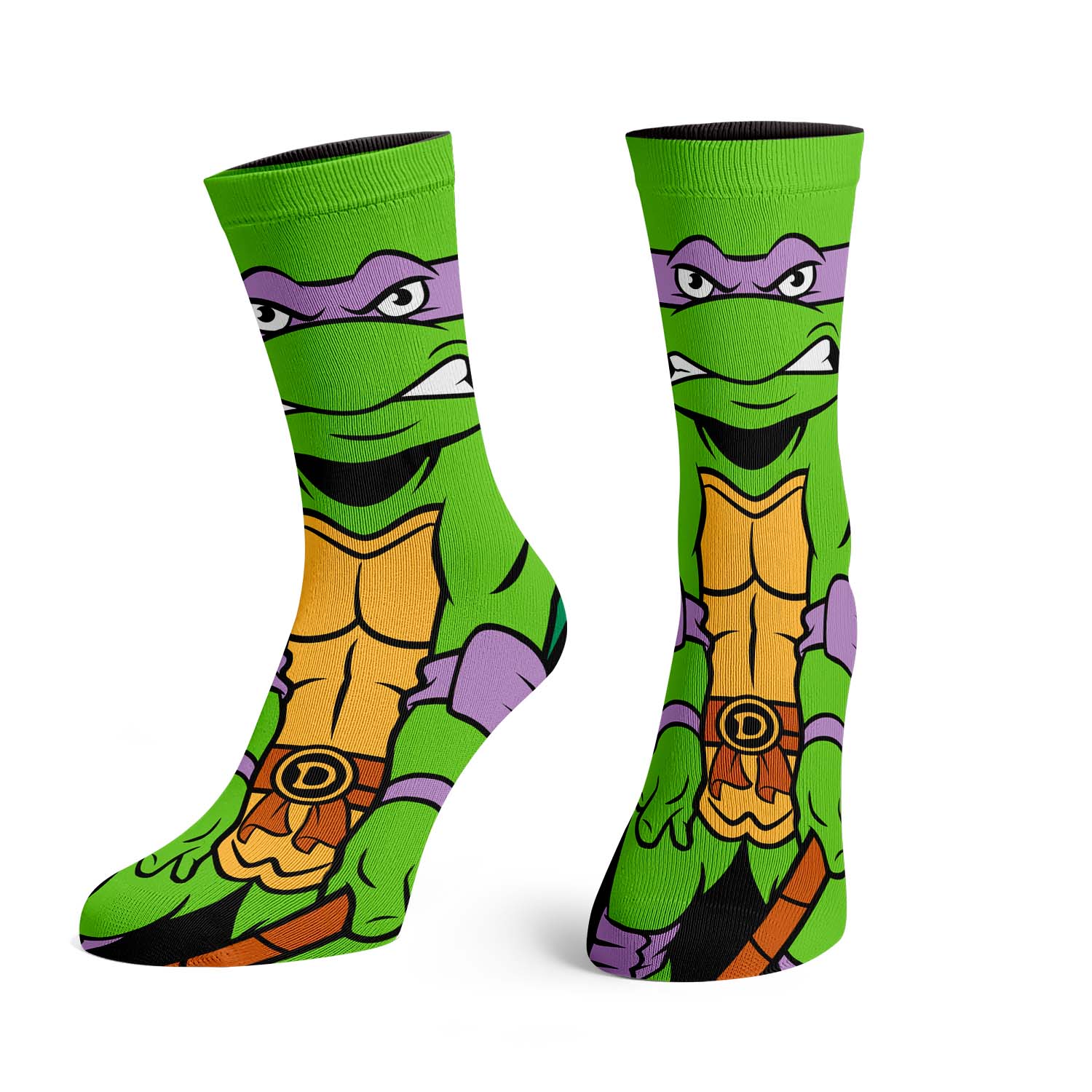 Teenage Mutant Ninja Turtles Donatello Animigos Men's Crew Socks
