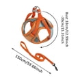 thumbnail image 2 of Escape Proof Cat Harness and Leash Set Soft Mesh Vest Adjustable Reflective Strips Safe Harness for Cat Walking and Outdoor Use, 2 of 3