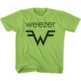 thumbnail image 1 of Weezer Weezer and W Logo Key Lime Toddler T-Shirt, 1 of 2
