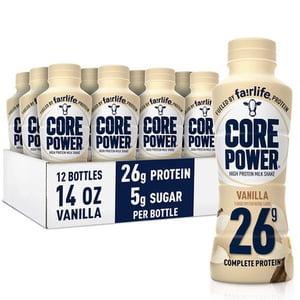 Fairlife Core Power High Protein Milk Shake, Vanilla, 14 FL Oz (12-Pack)