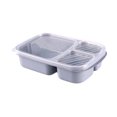 thumbnail image 2 of Meitianfacai Bento Box Adult Lunch Box 3-Compartment Meal Prep Container For Kids Stackable Snack Containers For School And Travel Lunch Microwave Safe, 2 of 7