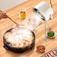 thumbnail image 3 of Langgg ABS 3-Speed Desktop Portable Kitchen Exhaust Fan Kitchen Hood Kitchen Hood Extractor Range Hood White, 3 of 6