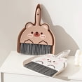 thumbnail image 4 of kjfeif Portable Hand Broom and Dustpan Set,Cute Mini Broom and Dustpan Set with Durable Brush,Lightweight Small Dust Pan and Broom Set for Desktop Cleaning Small Space Cleaning, 4 of 7