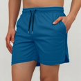 thumbnail image 2 of Men's Outdoor Shorts - Loose Fit Zippered Pockets, Polyester, Spring/Summer Sports, Sizes XS-XL (Waist 68-84cm), 2 of 5