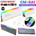 thumbnail image 2 of 5V-3PIN ARGB RAM Heatsink Aura Sync DDR4 DDR3 Memory Heat Sink with Thermal Silicone Pad for Desktop Computer PC Memory pink, 2 of 6