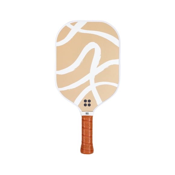 Raquette de pickleball Holbrook Sport Series – Design Dune | Homologuée USAPA | Surface en fibre de verre | Beige