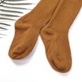 thumbnail image 4 of Faithtur Girls Knit Tights Thread Crochet Pantyhose Warm Ribbed Stockings, 4 of 8