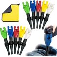 thumbnail image 1 of Flexible Draining Tool Snap Funnel, Universal Flexible Draining Oil Snap Plastic Funnel (10PCS), 1 of 7