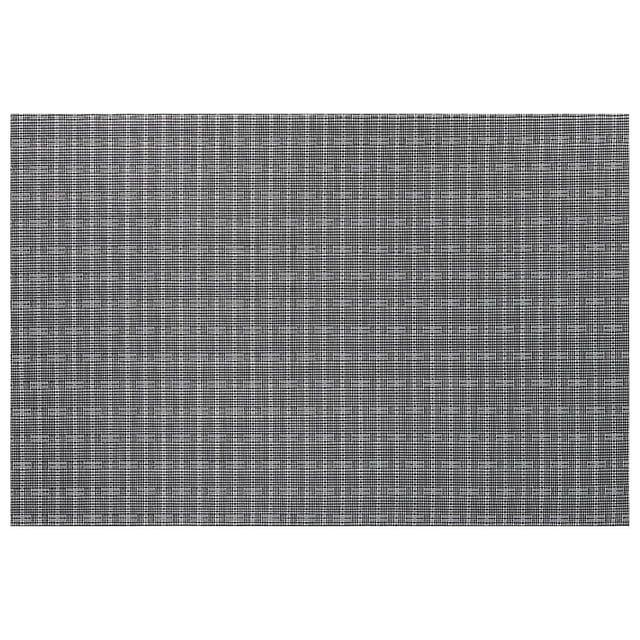 Napperon Tissé en Pvc Tissé Bleu - Ensemble de 12 Montrant un Gros Plan d'Un Napperon Rectangulaire Bleu en Pvc avec un Motif Tissé Texturé, Mesurant 12 par 18 Pouces, Conçu pour Protéger les tables à Manger et Compléter le Linge de table, Convient Aussi comme Protecteur de surface durable pour les tables d'Artisanat Ou d'Espace de Travail.