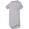 thumbnail image 2 of Bella Canvas Baby Jersey One Piece, 3-6, Athletic Heather, 2 of 3