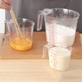 thumbnail image 2 of Measuring Cups for Baking - 50/500/1000ml Plastic Beaker with Scale, Kitchen Measuring Tools for Liquids,1 * Large measuring cup 1 * Medium measuring cup 1 * Small measuring cup, 2 of 6