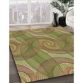 thumbnail image 3 of Ahgly Company Tapis d'Intérieur Lavable en Machine Carré Transitionnel Chêne Brun, 7 Pieds Carré, 3 of 7