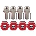 thumbnail image 3 of RC Hub Adaptor, Three LengthsOptional Metal Red Car Accessories, RC Hex Adaptor, For  Hsp Redcat Remote Control Crawler For 5Mm Hexes Hubs, 3 of 8
