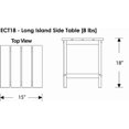 thumbnail image 5 of POLYWOOD ECT18SA Longue Table d'Appoint 18", Sable, 5 of 5