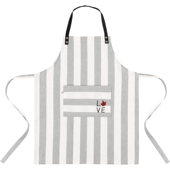 LOVE Ellen DeGeneres Canadian Cabana striped apron