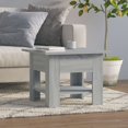 thumbnail image 1 of vidaXL Coffee Table Grey Sonoma 55x55x42 cm Engineered Wood, 1 of 4