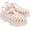 White, variant on Melissa Possession Platform Jelly Sandals for Women Classic Fisherman-Style Chunky Platform with Adjustable Ankle Strap, Lightweight EVA Sole, and Non-Slip Traction