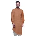 thumbnail image 2 of Atasi Kurta Décontractée Imprimée à Col Mandarin Chemise Ethnique Longue Kurta Asymétrique, 2 of 6